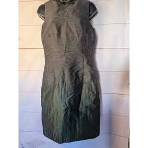Lee Anderson Couture Women Dress Size S ombre gray/ green Cocktail Vintage